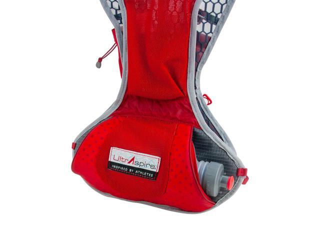 Ultraspire Revolt Hydration Race Vest 550mL UltraFlask Water Bottle Included Red