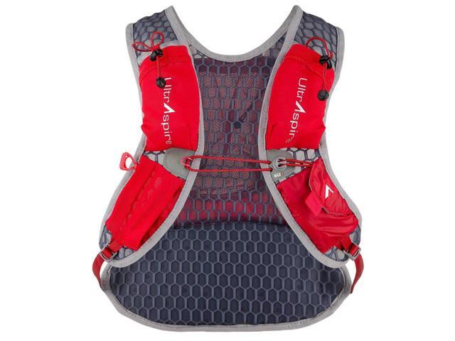 Ultraspire Revolt Hydration Race Vest UltraFlask Water Bottle Included Red Long
