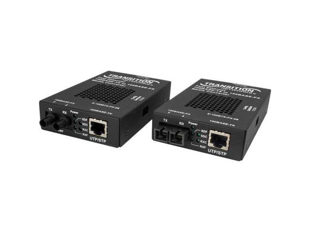 Transition Networks Fast Ethernet Media Converter 100Base-TX to 100Base-FX