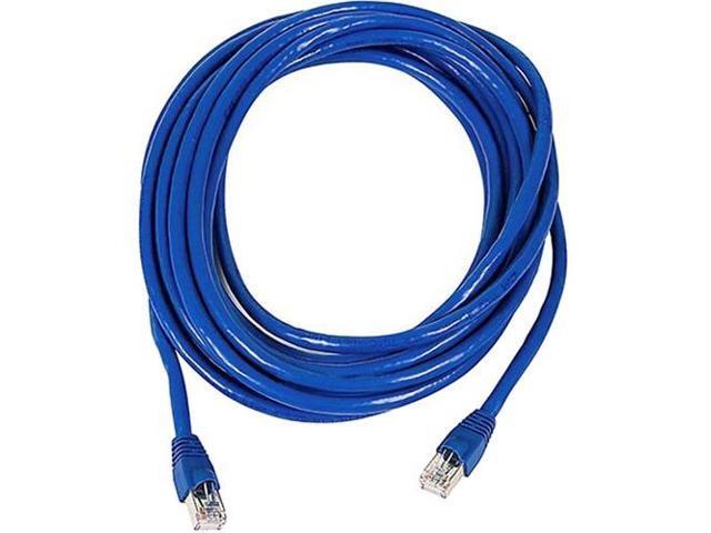 Monoprice Cat6A Ethernet Patch Cable - 20 Feet - Blue Network Internet Cord - RJ45, Stranded, 550Mhz, STP, Pure Bare Copper Wire, 10G, 26AWG