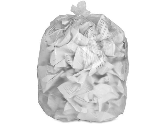 Webster WHD2423 Ultra Plus High Density Trash Can Liner 10 gal - 24' x 24' - 0.31 mil (8 Micron) Thickness - High Density - Resin - 500/Carton -...