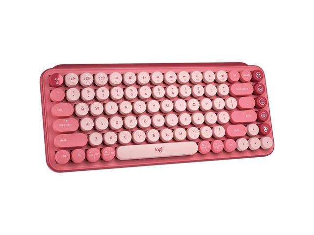 Logitech POP Mechanical Wireless Keyboard - Customizable Emoji Keys, Durable Compact Design, Bluetooth or USB Connectivity, Multi-Device, OS...