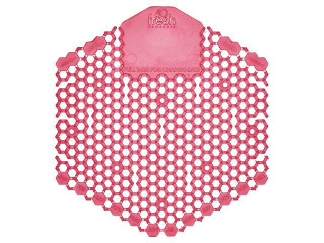 Fresh Products 2WDS60SAP Wave 2.0 Urinal Deodorizer Screen, Red, Spiced Apple Fragrance, 10 Screens-Box