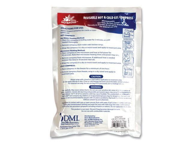 Reusable Hot/Cold Pack 8.63' Long White