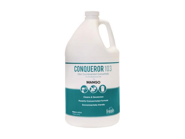 Conqueror 103 Odor Counteractant Concentrate, Mango, 1gal, 4/Carton FRS1WBMG