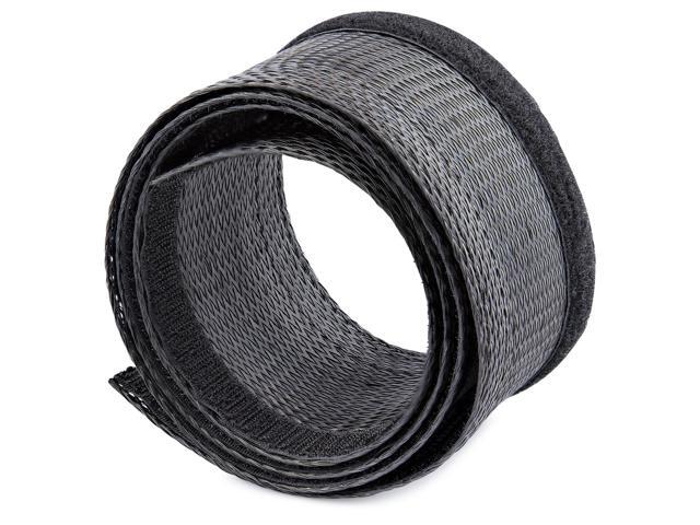 StarTech 10ft Cable Management Sleeve Braided Mesh Wire Wraps WKSTNCMFLX