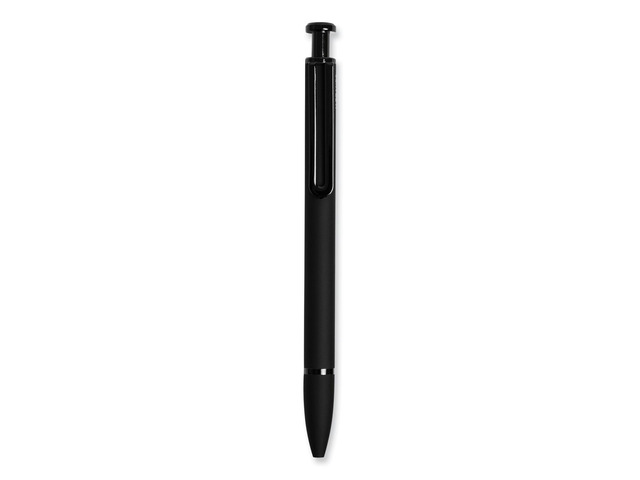 U Brands Monterey Ballpoint Pen, 1 mm, Blk Ink, Blk Barrel, 12/PK (UBR3786U0124)