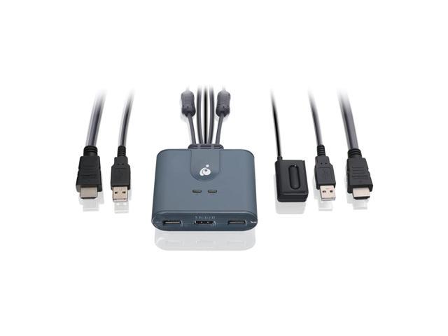 2-Port Full HD KVM Switch with