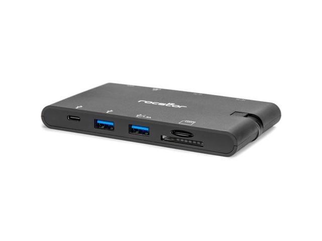 Rocstor Portable USB-C 7-Port Multiport Adapter Y10A263B1
