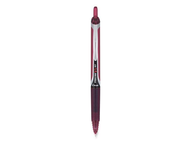 Pilot Precise V5RT Retractable Roller Ball Pen Burgundy Ink Dozen PIL15137