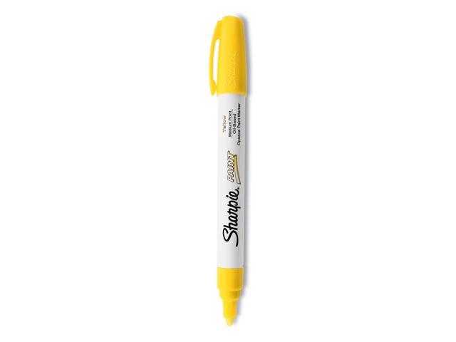 Sharpie Permanent Paint Marker Medium Point Yellow 35554
