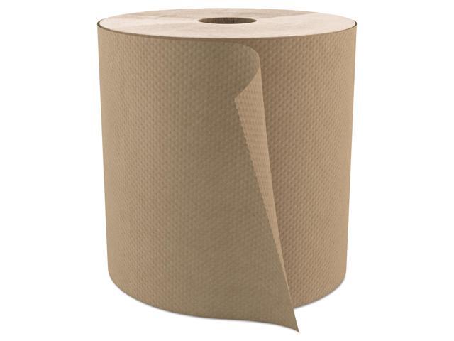 Select Roll Paper Towels, 1-Ply, 7.9' x 800 ft, Natural, 6/Carton H085