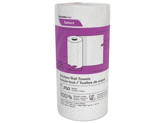 Cascades Tissue Group K250 8 x 11 in. Pro Select Kitchen Roll Towels - 2-Ply, 250 per Roll & 12 per Case