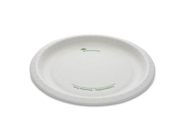 Pactiv Compostable Plate, 10' Diameter, White, 300/Carton (PCTPSP10EC)
