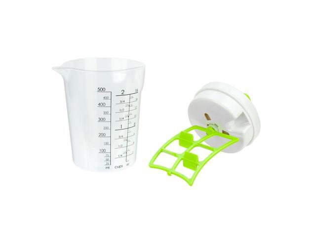 MainStays Ratchet Style Multi Mixer Vinaigrettes Marinades Measuring Cup Trigger