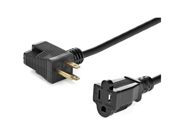 Startech 12inch Outlet Saver Extension Cord - NEMA 5-15P to 2x NEMA 5-15R - 16AWG - This 12' Outlet Saver Extension Cord allows you to connect up...