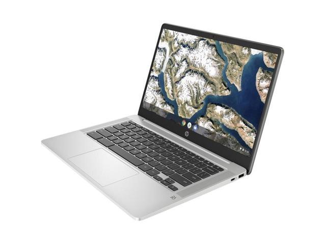 HP - 14" Chromebook -  Intel Celeron N4120 -  4GB Memory - 64GB eMMC - Mineral silver