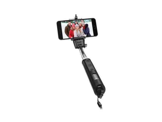 Smart Gear 40' Bluetooth Telescoping Extendable Selfie Stick Monopod Black