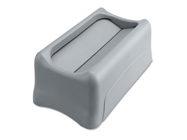 Rubbermaid Commercial RCP 2673-60 GRA Swing Lid for Slim Jim Waste Container, Gray