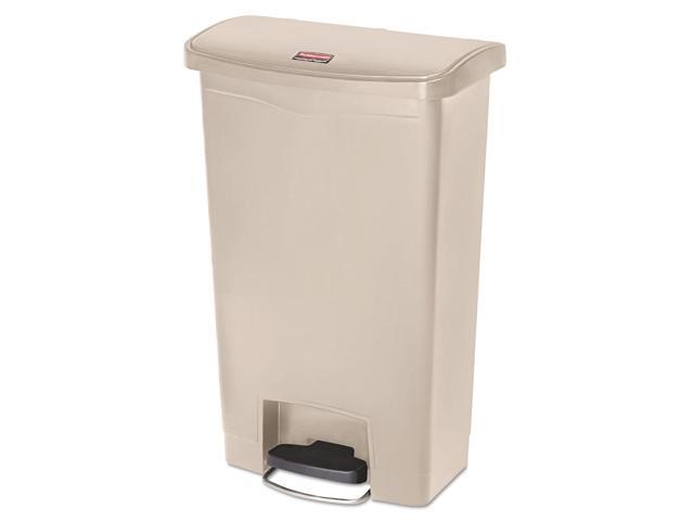 Rubbermaid - 1883458 - Slim Jim Step-on - 50l/13g Resin Frt Step Beig, Each