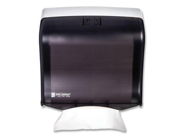 San Jamar Ultrafold Fusion C-Fold & Multifold Towel Dispenser 11 1/2x5 1/2x11 1/2 Black T1755TBK