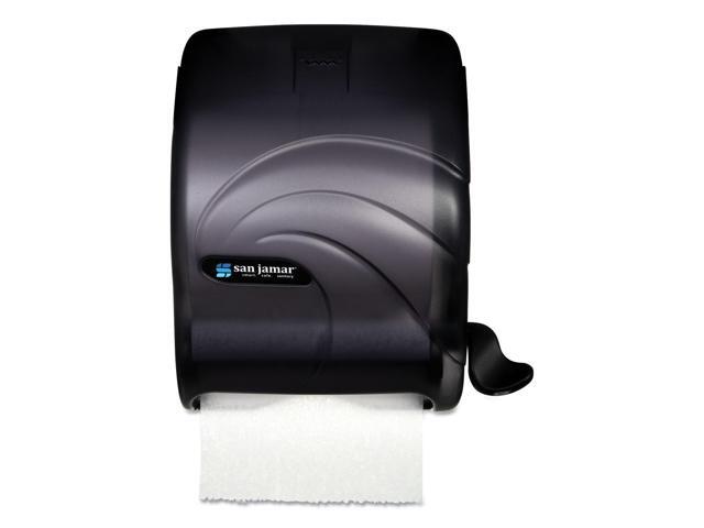 San Jamar - SAN T990TBK - Element Lever Roll Towel Dispenser, Oceans, Black, 12 1/2 x 8 1/2 x 12 3/4