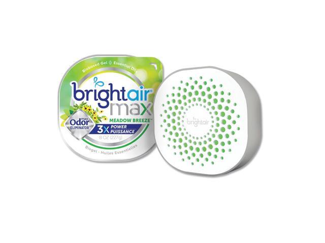 BRIGHT Air Max Odor Eliminator Air Freshener, Meadow Breeze, 8 oz 900438EA