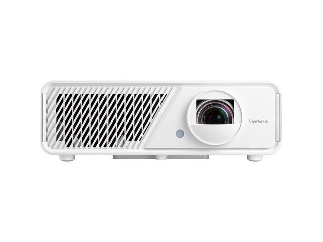 ViewSonic X2 1080p Short Throw Projector with 3100 LED Lumens, Cinematic Colors, Vertical Lens Shift, 1.2x Optical Zoom, H & V Keystone Correction.