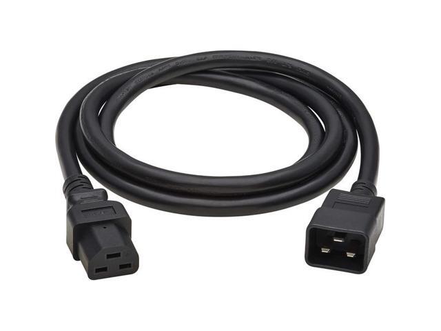 Tripp Lite 10ft Power Cord C20 to C21 Heavy-Duty 20A 250V 12 AWG Black P035010