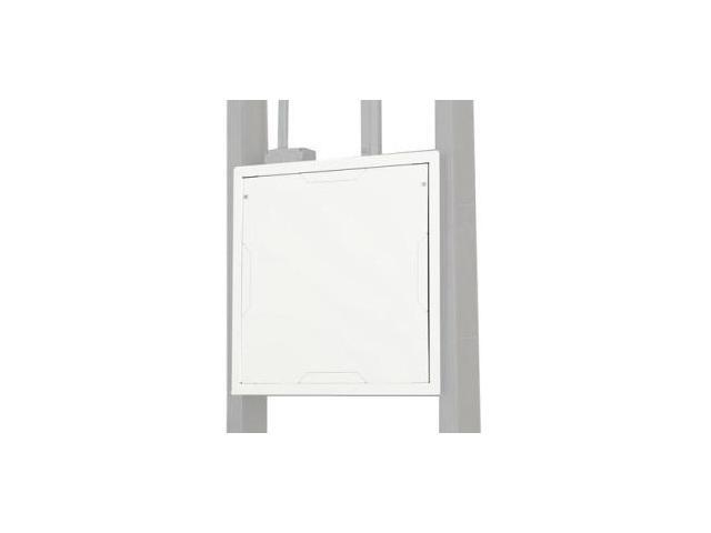 Chief PAC526FCW Large In-Wall Storage Box w/ White Flange and Cover 1-gang White