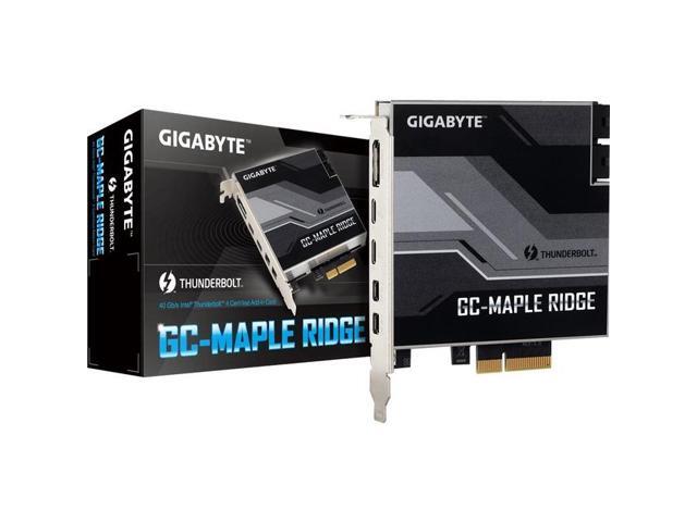 GIGABYTE GC-MAPLE RIDGE Thunderbolt 4 PCI-Ex4 add on Card USB Type-C DisplayPort