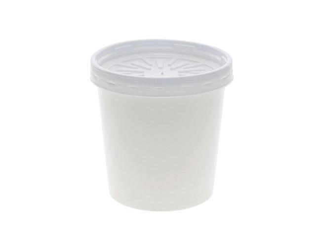 Pactiv Corporation Pactiv Evergreen Paper Round Food Container and Lid Combo 16