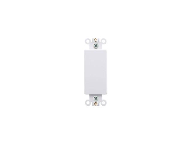 Monoprice Blank D?cor Insert - White for Home,Office, Personal Install