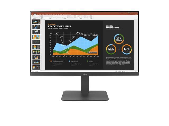 LG 27BR650B-C 27' Full HD LCD Monitor - 16:9 - 27' Class - In-plane Switching (IPS) Technology - 1920 x 1080 - HDMI - DisplayPort