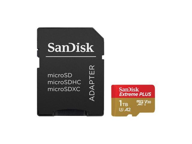 SanDisk 1TB Extreme Class 3/UHS-I (U3) V30 microSDXC 190 MB/s Read 130 MB/s Write