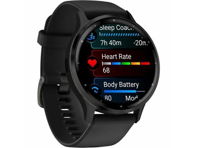 Garmin - Venu 3 GPS Smartwatch 45 mm Fiber-reinforced polymer - Stainless Steel and Black - (2023) - image 6