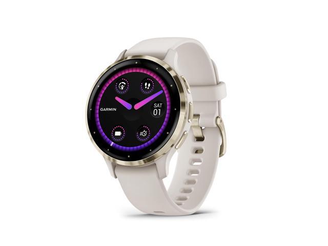 Garmin - Venu 3S GPS Smartwatch 41 mm Fiber-reinforced polymer - Stainless Steel and Ivory - (2023) - image 5