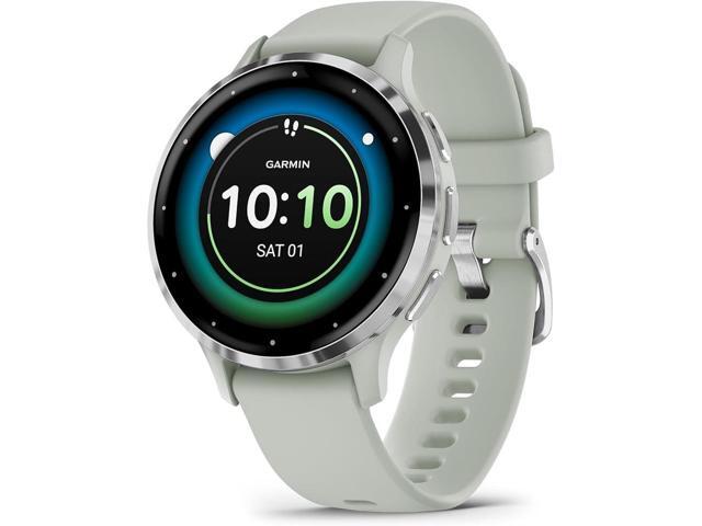 Garmin - Venu 3S GPS Smartwatch 41 mm Fiber-reinforced polymer - Stainless Steel and Sage Gray - (2023) - image 7