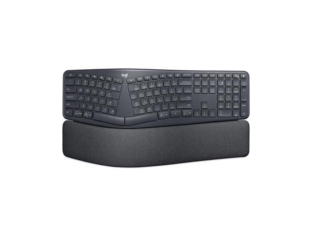 Logitech - ERGO K860 For Business Ergonomic Wireless Scissor Low-Profile Switch Keyboard with Ergonomic Split Design - Graphite - image 8
