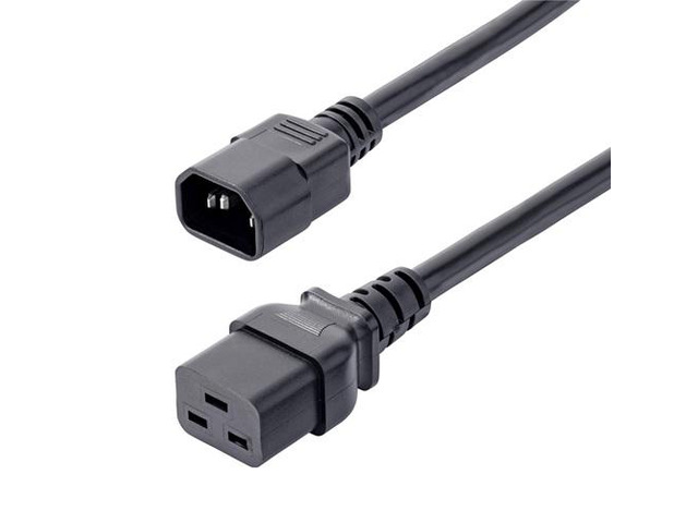 STARTECH 6FT (1.8M) HEAVY DUTY POWER CORD, C14 TO C19, 15A 250V, 14AWG, HEAVY GAUGE PDU P