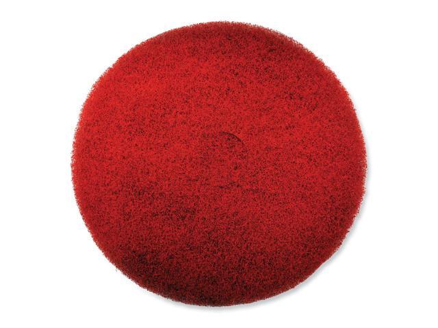 EZ CARE Heavy Duty Scrub Pad 20' Diameter Red/Gray 5/Carton 311181