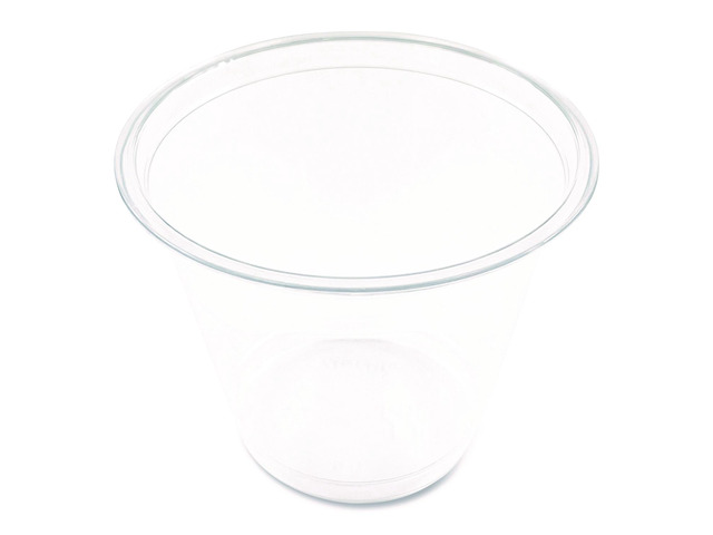 Boardwalk Clear Plastic Cold Cups Squat 9 oz PET 1000/ Carton BWKPET9S