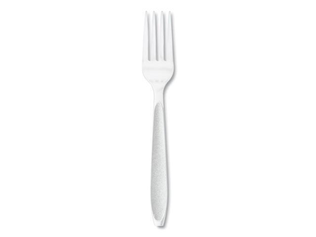 Impress Heavyweight Full-Length Polystyrene Cutlery Fork White 100/Box HSWFX0007