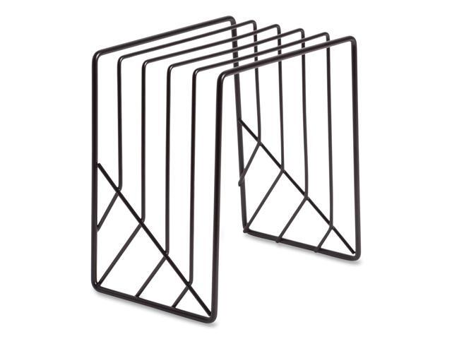 Vena Wire Letter Sorter 5 Sections Assorted Sizes 3.94 x 5.24 x 6.1 Black 3841U0312