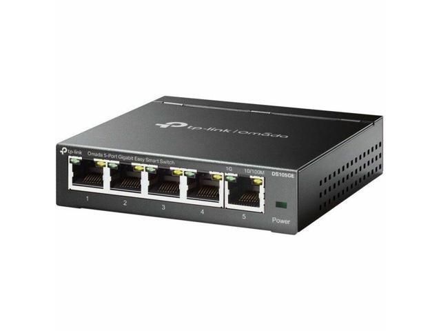 TP-Link Omada 5-Port Gigabit Easy Smart Switch - 5 Ports - Gigabit Ethernet - 10/100/1000Base-T - 2.82 W Power Consumption - Twisted Pair -...