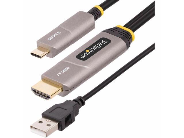 StarTech.com 50ft (15.2m) USB-C to HDMI 2.0 Active Optical Cable (AOC) 4K 60Hz USB Type-C to HDMI Adapter Cable CL3 Rated - image 8