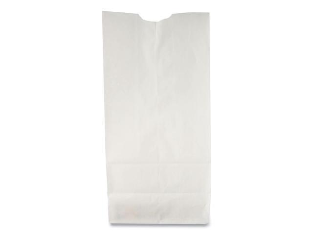 Grocery Paper Bags 30 lb Capacity #2 4.31' x 2.44' x 7.88' White 500 Bags 51002