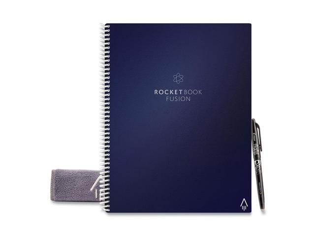 Rocketbook Fusion Smart Notebook Blue Cover 11 x 8.5 21 Sheets EVRFLRCCDFFR
