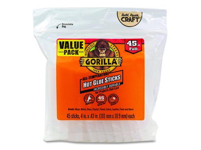gorilla glue 3034502 4 in. high temprature glue sticks, pack of 45