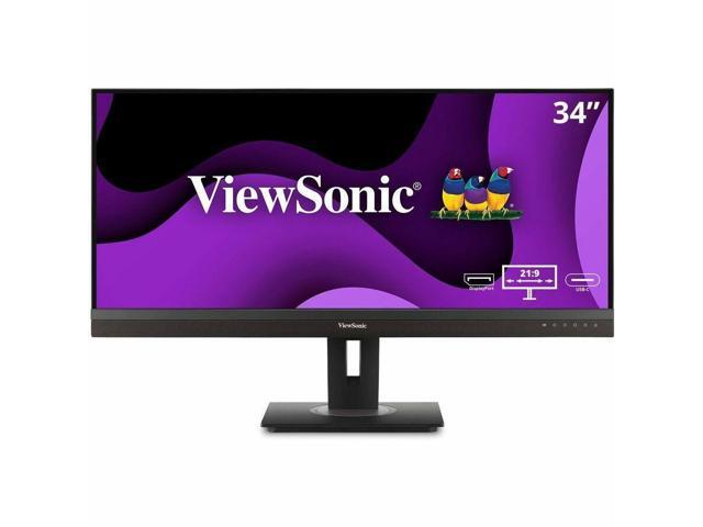 ViewSonic - VG3456A 34" IPS LCD UltraWide QHD Monitor (HDMI, DP, USB-C) - Black - image 8